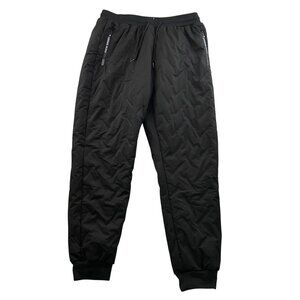 New Sport Men's Jogger Pants XXL Black Fleece Lined Warm Winter Pull on Drawstri